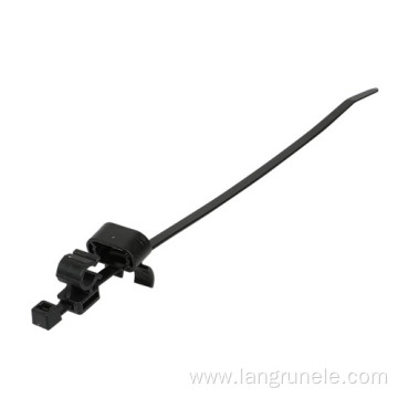 156-01411 Screw Mount Cable Tie With Pipe Clip